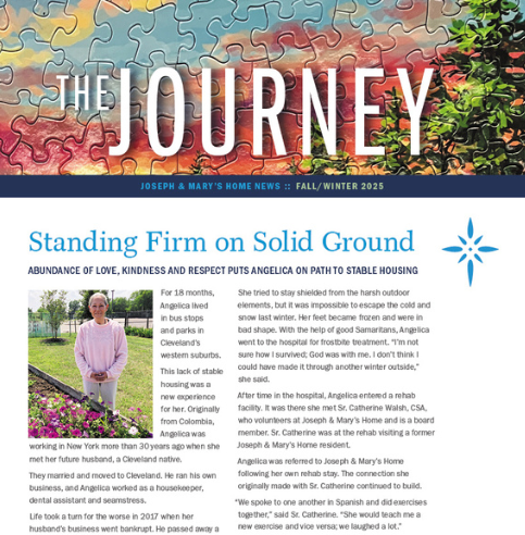 Joseph & Mary's Home newsletter highlights resident story, updates and more