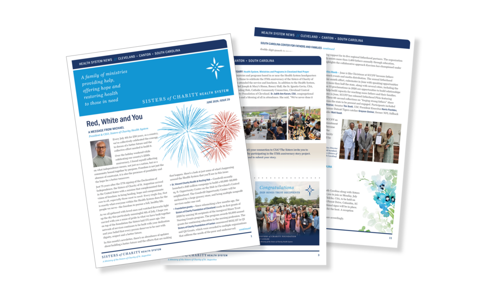 News from the health system and ministries: Red, white and you