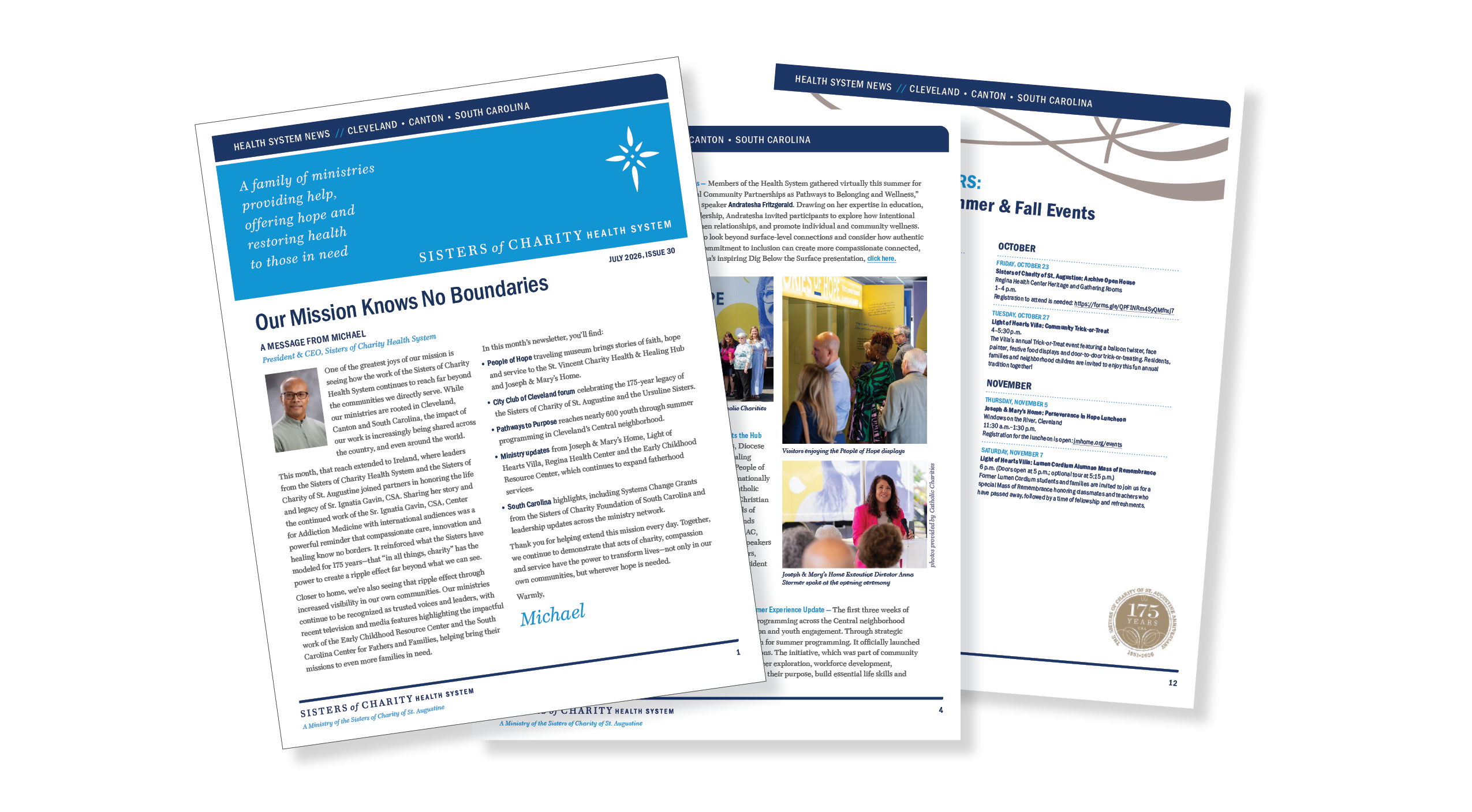 News from the Health System and Ministries: Our Mission Knows No Boundaries