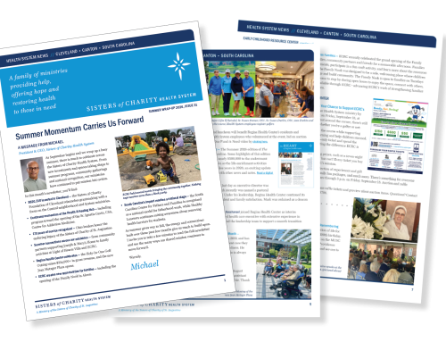 News from the Health System and Ministries: Summer Momentum Carries Us Forward