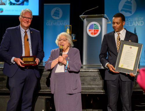 Sister Judith Ann Karam, CSA, Honored with Key to Cuyahoga County